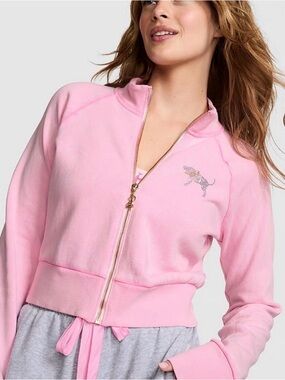 PINK X LoveShackFancy Reissued Full-Zip - Pink Lollipop
